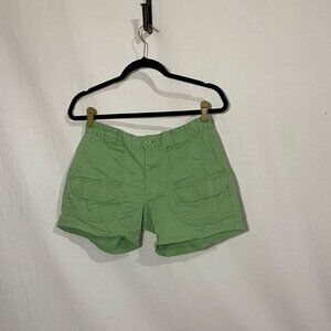 Women's Sabree Green Cargo Shorts